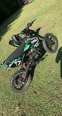 MotoTec X3 125cc 4-Stroke Gas Dirt Bike - Green • $1000