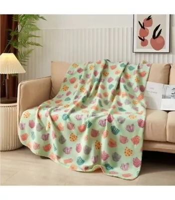 Fleece Coffee Cups Throw Blanket 50  X 60  • $10.88