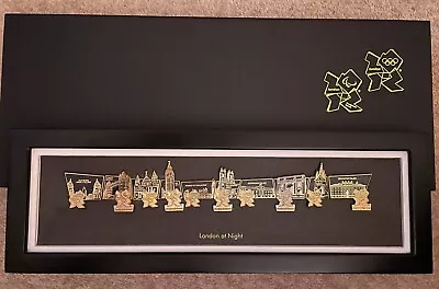 London 2012 Olympics London Landmarks Night Scene Pin Badges Collector Set Of 10 • £99