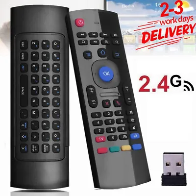 MX3 2.4G Wireless Remote Control Keyboard Air Mouse For MXQ Android XBMC TV Box • £7.99