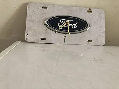 Ford Advertising License Plate Wall CLOCK • $29