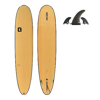 Longboard Surfboard - 9ft Bamboo Pin Tail Epoxy Longboard From Circle One • £750