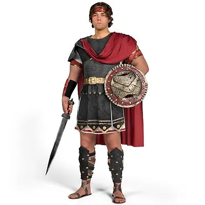 Syncfun Brave Men Roman Gladiator Costume Warrior BodyLeg Armor Cape Tunic • $45.99