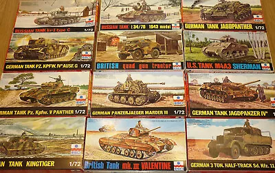 ESCI 1/72 Scale - Large Collection Of Tank / AFV Kits - Plastic Kits • £7.99