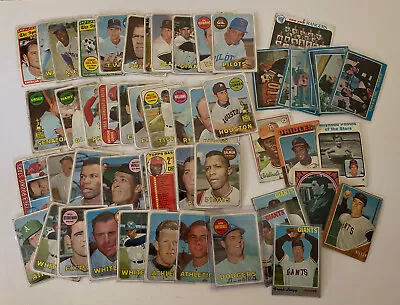 Lot Of 1969 Topps Baseball Cards - Low Grade Vintage Mixed Lot - Don Drysdale • $9.99