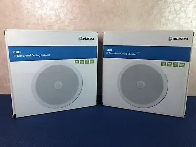 £50 • Buy Adastra C8d 8” Directional Ceiling Speakers X2 *brand New*