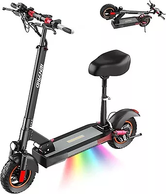 Electric Scooter With Seat 600W Motor 10  Off Road Tire 28MPH Adult Kick Scooter • $599