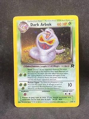 Pokémon WOTC - Dark Arbok 2/82 - Team Rocket Unlimited - Holo Rare • $8