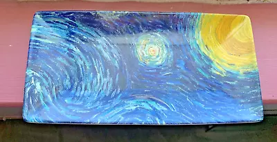 Vintage Moma Van Gogh Starry NIght Decorative Tray 9”x5” • $20