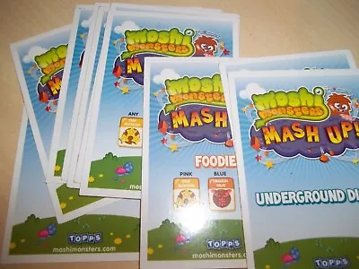 MOSHI MONSTER MASH UP Series 1 -Trading Cards - Pick From List NEW • $5.68