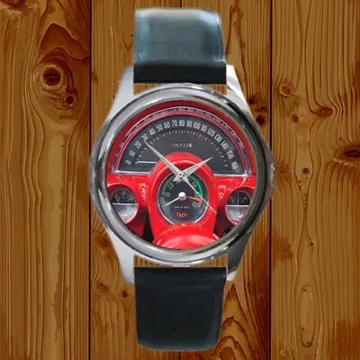 Hot 1953 - 1962 Chevrolet Corvette C1 Speedometer Round Watch • $18