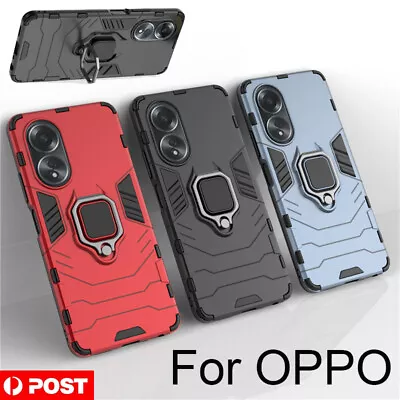 For OPPO A79 A78 A58 A38 A18 Reno 11F Case Shockproof Hybrid Armor Stand Cover • $11.69