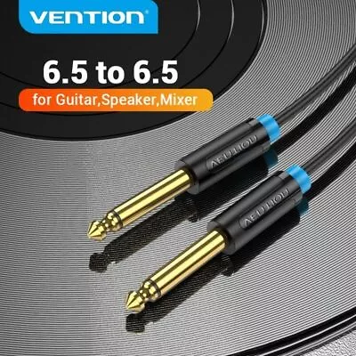 6.35mm 1/4 In Audio Instrument Cable TRS Cord For Bass Electric Guitar Mixer Amp • $19.58