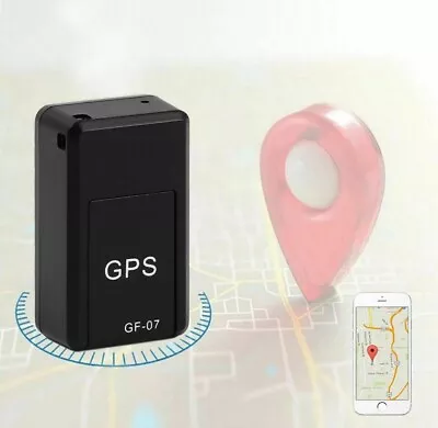 Mini Magnetic GPS Tracker Real-time Car Truck Vehicle SMS Locator GSM GPRS GF07 • $8.10