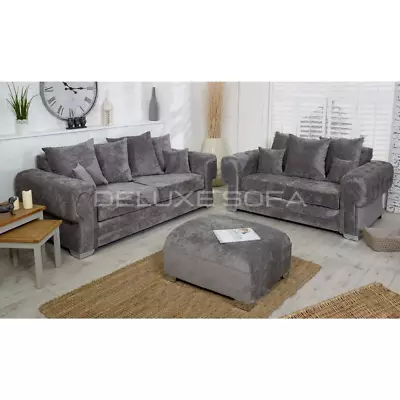 Verona Sofa Set 123 Seater Loveseats SETTEE CHAISE 3+2 &5 Seater Corner Sofa • £199.99