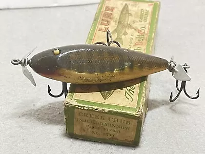 Vintage Creek Chub Injured Minnow Lure In Correct Box • $21.95