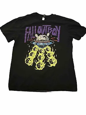Fall Out Boy Graphic Tee UFO “ If You Build It They Will Come “ Tour Tee Large • $25