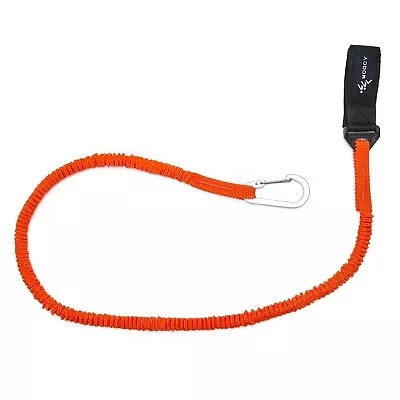 1*Elastic Kayak Paddle Leash Safety Lanyard Assault Boat Foot Canoe Safety Rope • $14.48