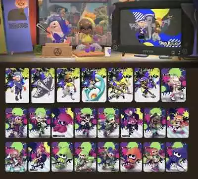 23pcs/set Amiibo Cards NFC Tag Splatoon 1 2 3 Game Card For Switch Wii-U AU • $23.99