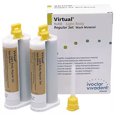 Ivoclar Vivadent Virtual Putty & Light Body VPS Impression Material Regular Set • $59.84