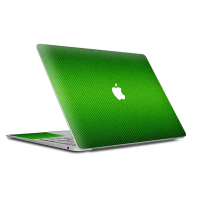 Skin Decal Wrap For MacBook Air Retina 13 Inch - Lime Green Carbon Fiber Look • $15.98