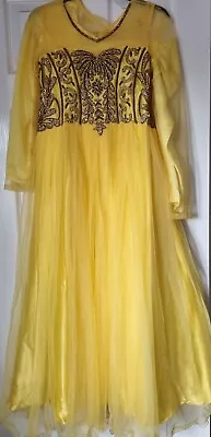 4 Pc Pakistani/Indian Style Anarkali Long Dress Sz 36 Ladies Sz 10-12 Eid Party • £8