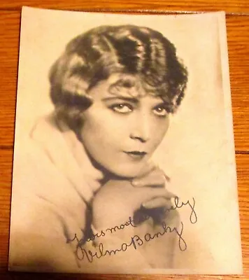 Vintage  Vilma Banky  5  X 7  Photo Still   1920's  Silent Film Actress • $10