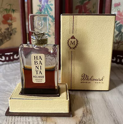 Habanita 1921 Molinard Paris Vintage Sealed Pure Perfume In Box EXTREMELY RARE • $550