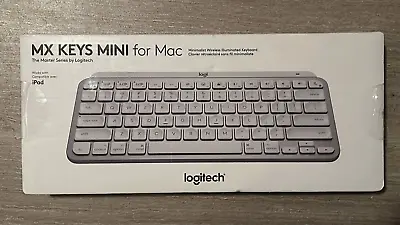 Logitech MX Keys Mini Wireless Keyboard - Mac IOS IPad Pale Gray (920-010389) • $70.99