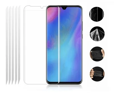 5x For Huawei P30 Pro [FULL COVERAGE] TPU Clear LCD Screen Protector Covers • £3.75