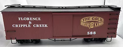 Bachmann Big Haulers 93344 Wood Box Car Florence & Cripple Creek G Scale In Box • $29.95