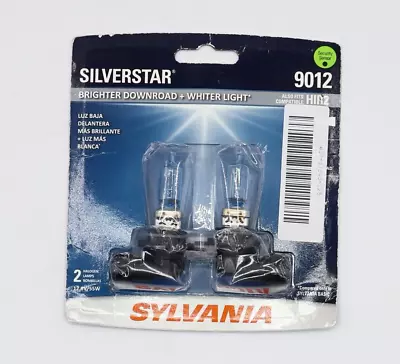 Sylvania Silverstar 9012 HIR2 Halogen Lamps Bulbs 2-Pack • $21.35