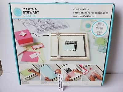 Martha Stewart Craft Station LED Light Table Crafting Embosser Tool Paper Cutter • $54.98