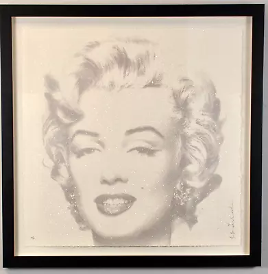 Mr. Brainwash Diamond Girl Silver Edition 20/90 S/N Screenprint W/ Diamond Dust • $3500