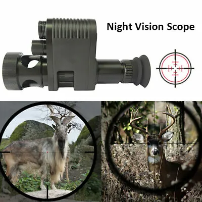£136.99 • Buy Night Vision Rifle Scope Video Record Hunting Optical Sight Camera 850nm Lase IR