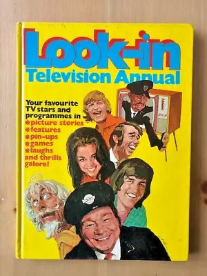 LOOK-IN TELEVISION ANNUAL - Pub. LOOK-IN - H/B - 1972 - £3.25 UK POST • £9.99