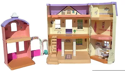 Fisher Price Loving Family Horse Ranch Stable Barn Dollhouse With Swing Rare 90s • $199.99