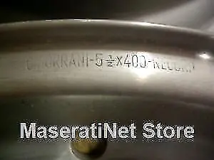 Maserati 3500gt/gti  Vignale Spyder Sebring I Wheel Set - Borrani 5.5 X 400 • $3995