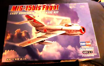 HobbyBoss 80262 MiG-15 BIS FAGOT 1/72 Scale Plastic Model Kit  Mint • $17.99