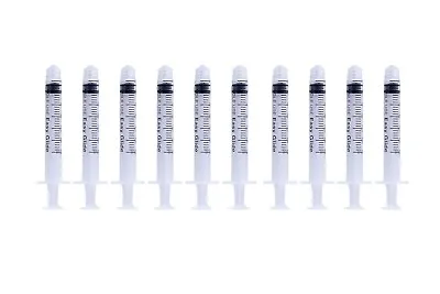 10 - Pack Sterile Sealed Syringes 3CC 3ml Luer Lock Tip Syringe Only No Needle  • $5.99