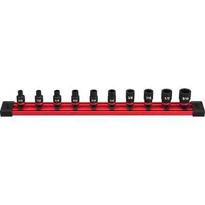 Milwaukee Tool 49-66-7000 1/4 In Drive Impact Socket Set Sae 10 Pc. Pcs • $34.97