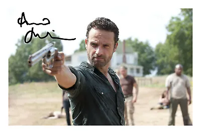 Andrew Lincoln Rick Grimes Signed A4 Photo Print The Walking Dead • £5.99