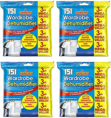 151 Products LTD 12 X Wardrobe Dehumidifier • £12.40