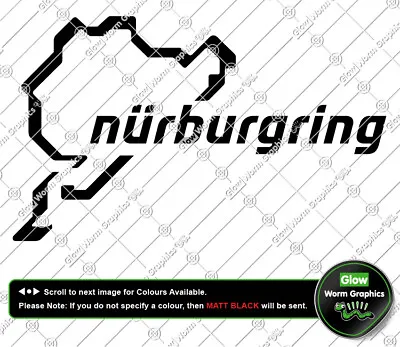 X2 Nurburgring Car/Van/Window/Bumper JDM VW DUB Euro Novelty Sticker Vinyl Decal • $3.22