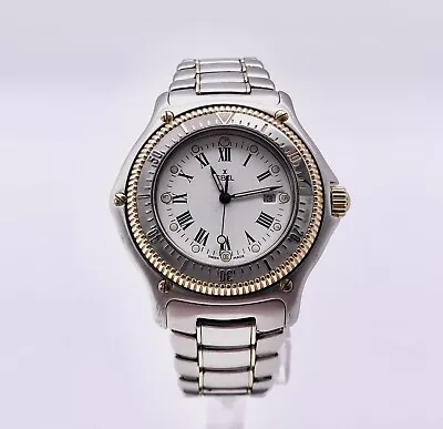 £740 • Buy Ebel 1911 Discovery Divers Quartz Mens Watch, Gold Dial, 183913