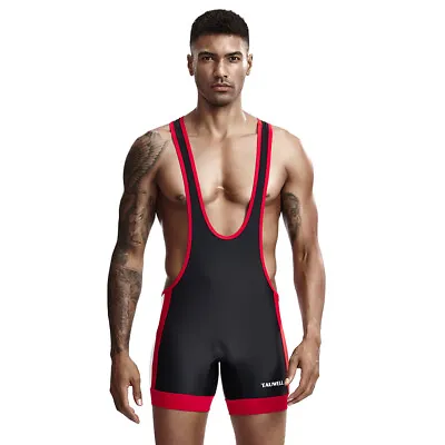 Tauwell Fitness Wrestling Leotard Singlet Bodysuit • $11.99