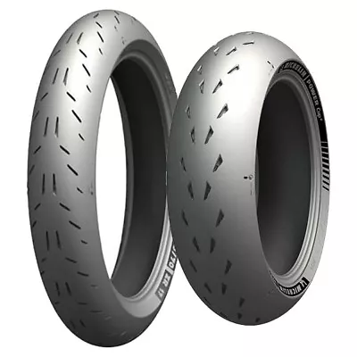 Tyre Pair Michelin 120/70-17 Power Cup Evo + 200/55-17 Power Cup 2 Evo • $615.13
