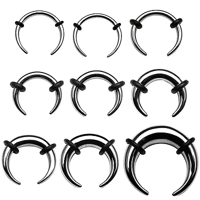 Surgical Steel Buffalo Bull Horn Pincher Spike Ear Septum Expander Stretcher • £3.69