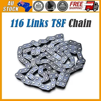 2 Stroke 116 Links T8F Chain For 43cc 47cc 49cc Pocket Bike ATV Quad Scooter New • $18.58