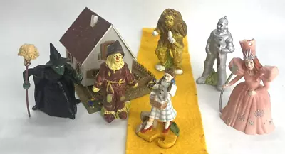 Vintage Wizard Of Oz Set Loew's Ren 1987 Glinda Tin Man Lion Scarecrow Witch • $39.87